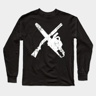 Zombie Weapon (White) Long Sleeve T-Shirt